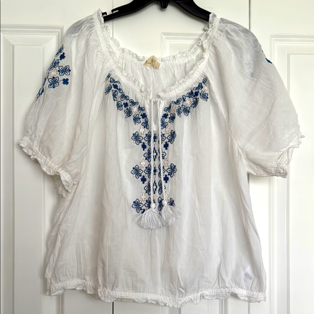 Luck Brand Peasant Top size XL